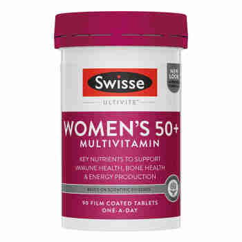 swisse维生素片 复合维生素50+中老年人多种维生素矿物质营养叶酸增强免疫力澳洲进口 女性50+复合维生素90粒/瓶