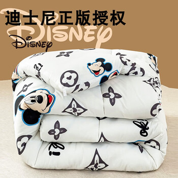 Disney 迪士尼 A类被芯大豆纤维被子秋冬被加厚保暖被单人宿舍双人加绒被褥棉被家具家装类商品-全利兔-实时优惠快报