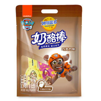 妙可蓝多 儿童奶酪棒 巧克力味500g 高钙健康休闲零食-京东商城【降价