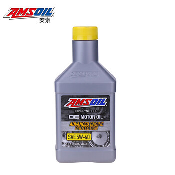 安索（AMSOIL）全合成机油 润滑油 5W-40 SN 946ml OE系列 OEBQT 养车保养