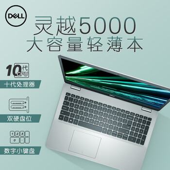 戴尔(DELL)旗舰店灵越5593/5493 15.6英寸/14英寸网课办公酷睿固态轻薄笔记本电脑 1629|i5 8G 512G固态 2G独显