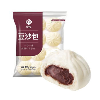 中饮巴比 豆沙包 960g（80g*12个）食品类商品-全利兔-实时优惠快报