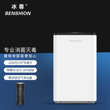 冰尊(BENSHION)空气净化器家用除甲醛负离子P5除菌率99%智能除异味除粉尘 机器标配