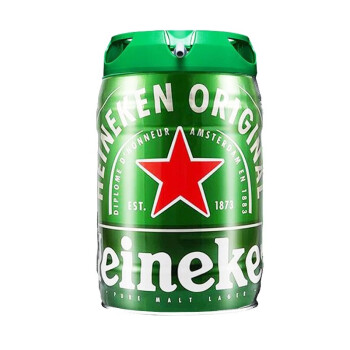 喜力啤酒 荷兰原装进口喜力Heineken铁金刚啤酒5L桶装 保质期到今年9月10号
