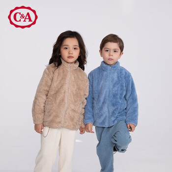 C&A 西雅衣家 儿童加绒外套珊瑚绒全利兔-实时优惠快报
