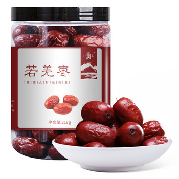 PLUS会员：八荒 新疆特产若羌枣 218g 食品类商品-全利兔-实时优惠快报