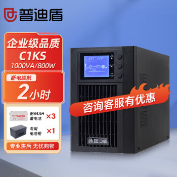 յ϶C1KSʽѹUPSϵԴ1KVA/800W칫Իϵ籣ʱ C1KS2Сʱ