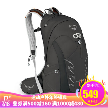 OSPREY Talon(魔爪)22 背包 19春夏 Black(黑色) M/L