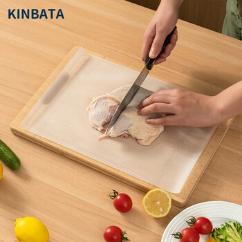 KINBATA 日本一次性菜板垫厨房料理砧板纸宝宝辅食水果餐垫可裁剪 1盒装全利兔-实时优惠快报