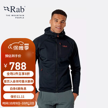 Rab 睿坡 男士修身夹克外套402克 QFE-89运动户外类商品-全利兔-实时优惠快报