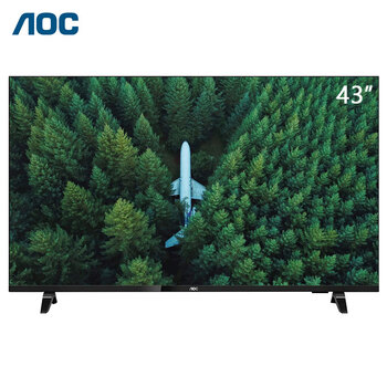 AOC液晶平板电视 43英寸 全高清全面屏HDR 1+8G 人工智能 杜比音效 卧室电视机43I3