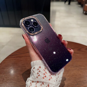 昊穆 iPhone13promax手机壳透明防摔大孔亚克力星空渐变闪粉全包男女款数码类商品-全利兔-实时优惠快报