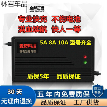 锂电池电瓶车电动车充电器48v60v72v5a8a10a大功率快充安全充电48v5a