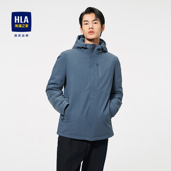 HLA 海澜之家 连帽白鸭绒羽绒服服饰鞋包类商品-全利兔-实时优惠快报