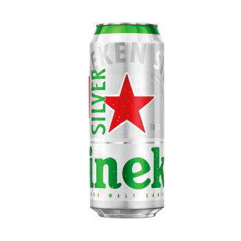 喜力（Heineken）喜力星银细罐330ml*1罐