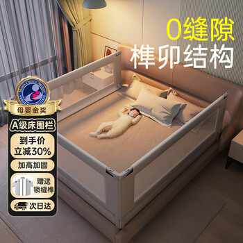 InnoTruth 三面装婴儿床围栏安全护栏 2m+2m+1.8m全利兔-实时优惠快报