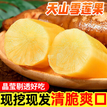 京东百亿补贴：鲜福林 云南天山雪莲果 红泥沙 净重9斤单果100g起食品类商品-全利兔-实时优惠快报
