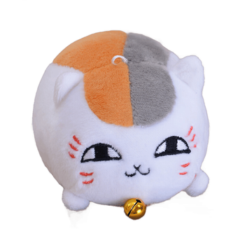 夏目友人帐猫咪老师斑娘口三三表情包挂件动漫周边毛绒公仔玩偶 睁眼
