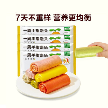窝小芽 一周手指馒头儿童营养早餐面一周手指馒头 单包7.22食品类商品-全利兔-实时优惠快报