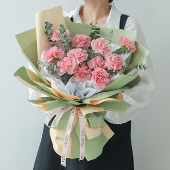 馨仪鲜花速递康乃馨礼盒送长辈爱人生日礼物探望闺蜜全国同城花店送花