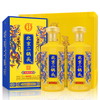 YONGFENG 永丰牌 北京二锅头黄龙龙腾九霄 *2瓶食品类商品-全利兔-实时优惠快报