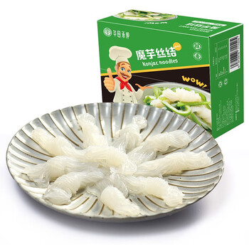 华田禾邦 0脂魔芋丝结 260g*5盒 零添加 素食饱腹代餐 健康轻食食品类商品-全利兔-实时优惠快报