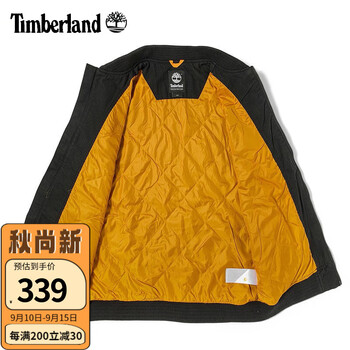 Timberland 外套男装棒球服春夏款户外运动防风教练立领飞行夹克A2D89 A2D89001/黑色 M全利兔-实时优惠快报