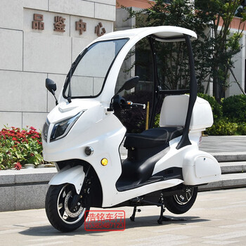 凯一路凯鹰2021新款半封闭两二轮带蓬电动车电瓶车电摩托车带雨棚套餐
