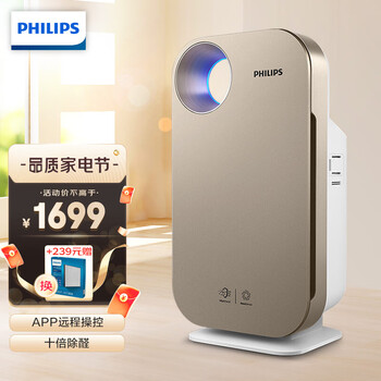 飞利浦(PHILIPS)空气净化器 过滤细菌 除甲醛除雾霾家用除过敏原除细菌AC4076/18 除甲醛升级款 AC4076/18