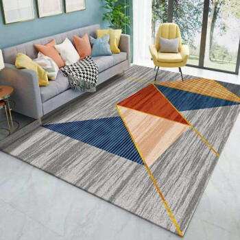KAYE客厅地毯加厚短绒防滑沙发茶几毯家用大面积满铺垫卧室床边毯定制 LUX-T2 120×160 cm