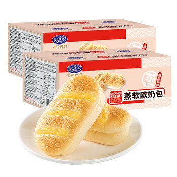 Kong WENG 港荣 蒸面包 咸豆乳味450g*2箱食品类商品-全利兔-实时优惠快报