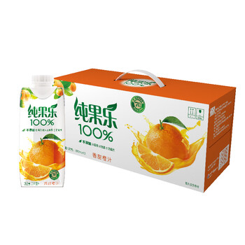 pepsi 百事 Tropicana 纯果乐 100%香甜橙汁 330ml*12盒食品类商品-全利兔-实时优惠快报