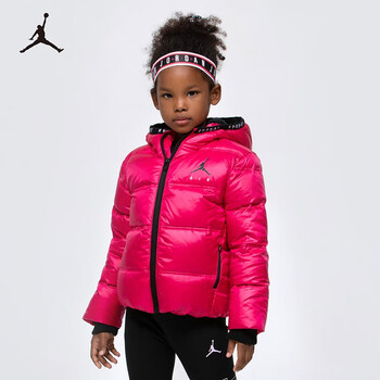 NIKE 耐克 童装男女童保暖羽绒服Nike Air Jordan2021冬季儿童加绒内里保暖梭织上衣母婴玩具类商品-全利兔-实时优惠快报