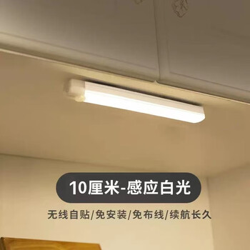 鸿视人体智能感应灯过道声光控充电不插电家用起夜led自动无线小夜灯 100mm白光充电感应灯全利兔-实时优惠快报