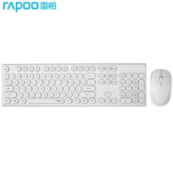 雷柏（Rapoo） X260 键鼠套装 无线键鼠套装 办公键盘鼠标套装 电脑键盘 笔记本键盘 白色