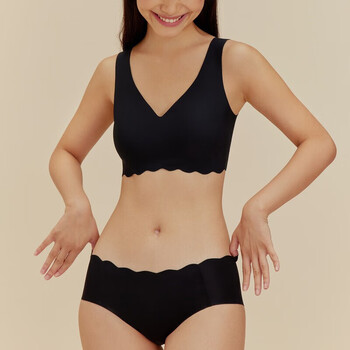 京东PLUS：NEIWAI 内外 女士无尺码V领文胸 N212PU1105全利兔-实时优惠快报