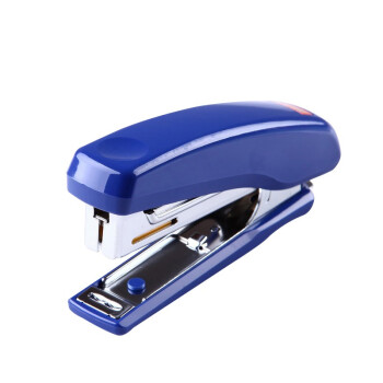 日本美克司(MAX)进口订书机订书器可订20页 带起钉器便携订书机HD-10NX 蓝色