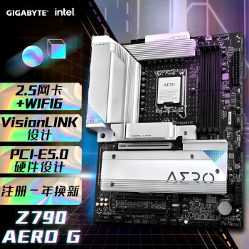 技嘉（GIGABYTE）雪鹰Z790 AERO G DDR5 WIFI6 主板支持CPU 1390013700KF Intel LGA 1700