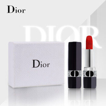 迪奥（Dior）口红烈艳蓝金唇膏999丝绒3.5g【大客户专享】