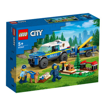 乐高（LEGO）积木60369移动式警犬训练场5岁+男孩玩具六一儿童节礼物