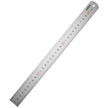 科麦斯钢直尺20cm30cm50cm100cm不锈钢测量工具钢尺木工用绘图制图带