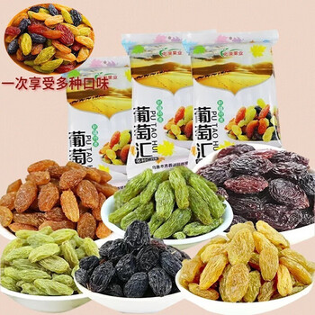 北漠果业 六色葡萄干 500g全利兔-实时优惠快报