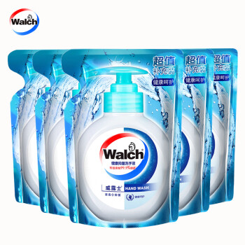 威露士（Walch）525ml*5袋装健康呵护洗手液健康呵护袋装便携