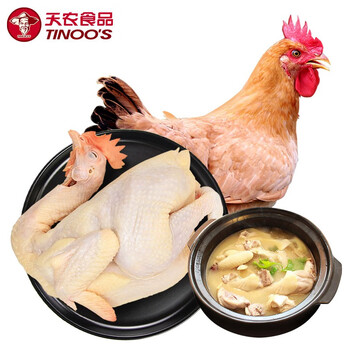 天农 供港农家土鸡1kg 山林散养清远走地鸡整鸡肉 冷冻 红烧煲汤食材食品类商品-全利兔-实时优惠快报