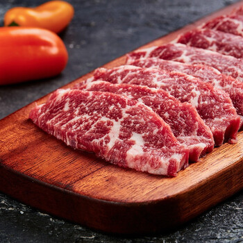 巴吉牧场澳洲谷饲370天雪花牛肉片套餐烧肉烤肉片火锅寿喜锅涮烤食材
