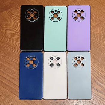 默异 磨砂软壳电镀边框适用于华为p50pro全包防摔简约色彩手机壳 黑色 华为磨砂软壳 p30数码类商品-全利兔-实时优惠快报