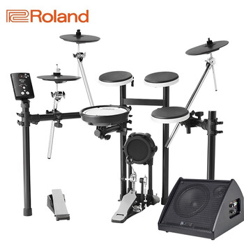 罗兰（Roland）电子鼓TDE1 电鼓架子鼓儿童电子鼓初学者入门便携式爵士鼓初学高性价比+电鼓音箱套装