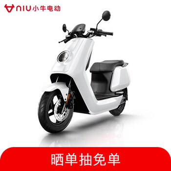 小牛电动车NQi 动力版超长续航 智能锂电两轮摩托车踏板车 电动摩托车 白色 动力版
