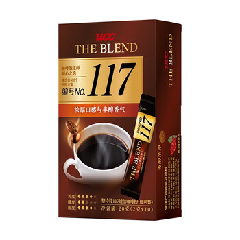 UCC 悠诗诗 117黑咖啡粉 10条装20g食品类商品-全利兔-实时优惠快报