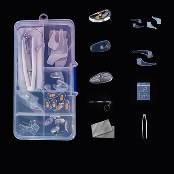 四万公里 气囊硅胶鼻托防滑减压痕鼻垫眼镜耳勾配件镜脚套防掉器修理套装全利兔-实时优惠快报